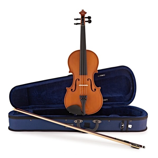 Andreas Zeller 4/4 Size Violin inc Bow & Hard Foam Case 3 Andreas Zeller 4/4 Size Violin inc Bow & Hard Foam Case