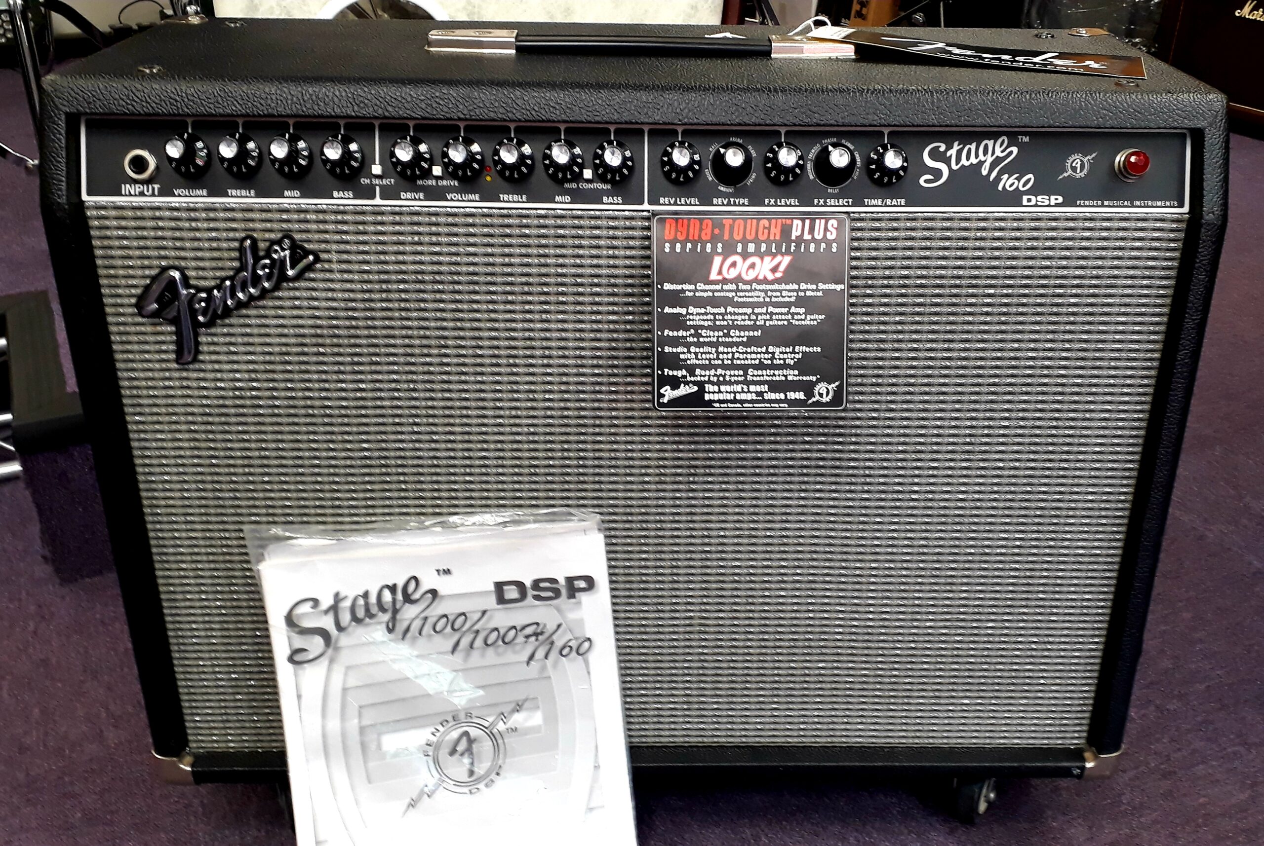 Fender Stage 160 DSP 160W Electric Guitar Combo Amp 5 Fender Stage 160 DSP 160W Electric Guitar Combo Amp - Image 3