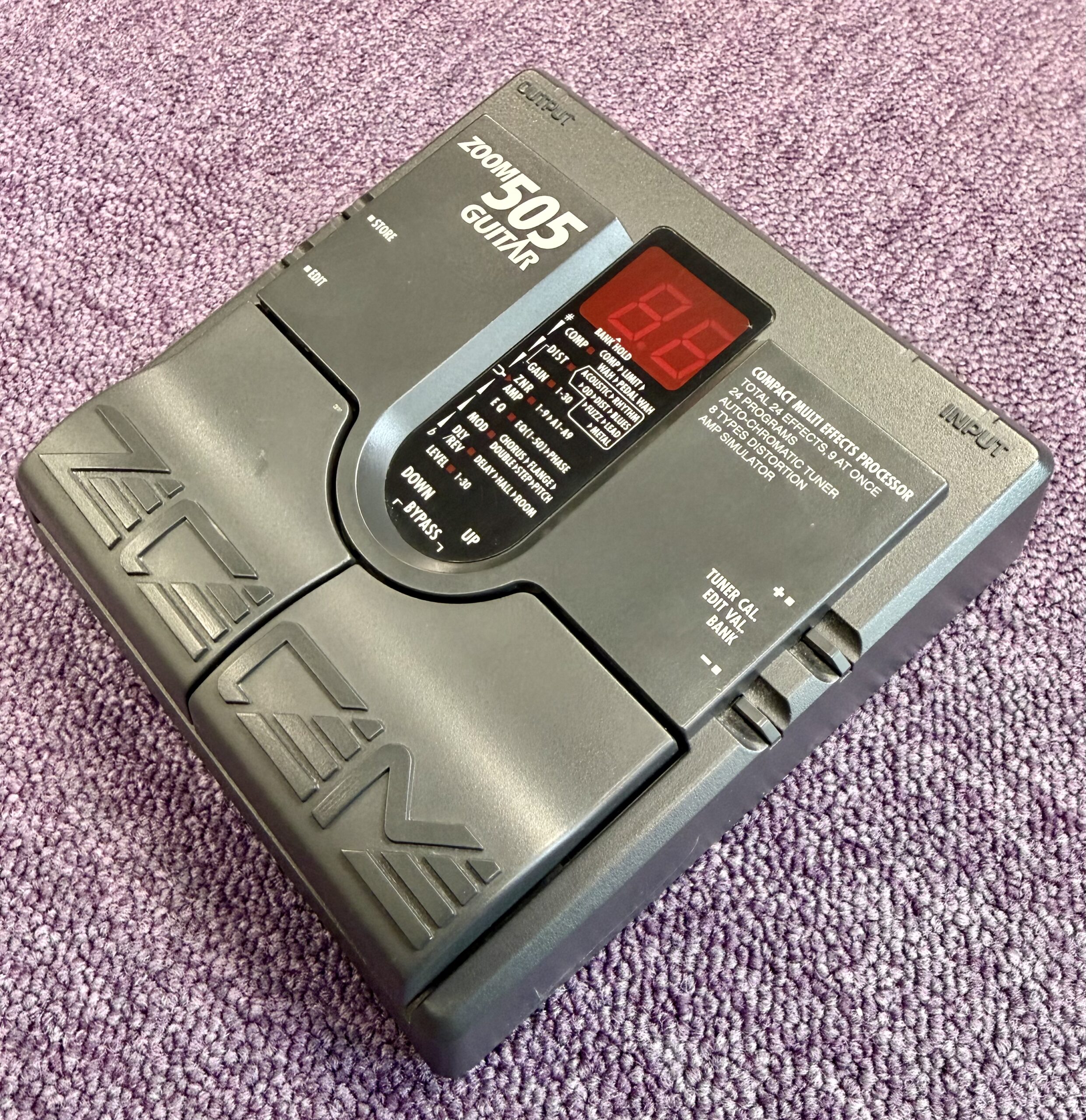 Zoom 505 Guitar Multi Effects Pedal 4 Zoom 505 Guitar Multi Effects Pedal - Image 2