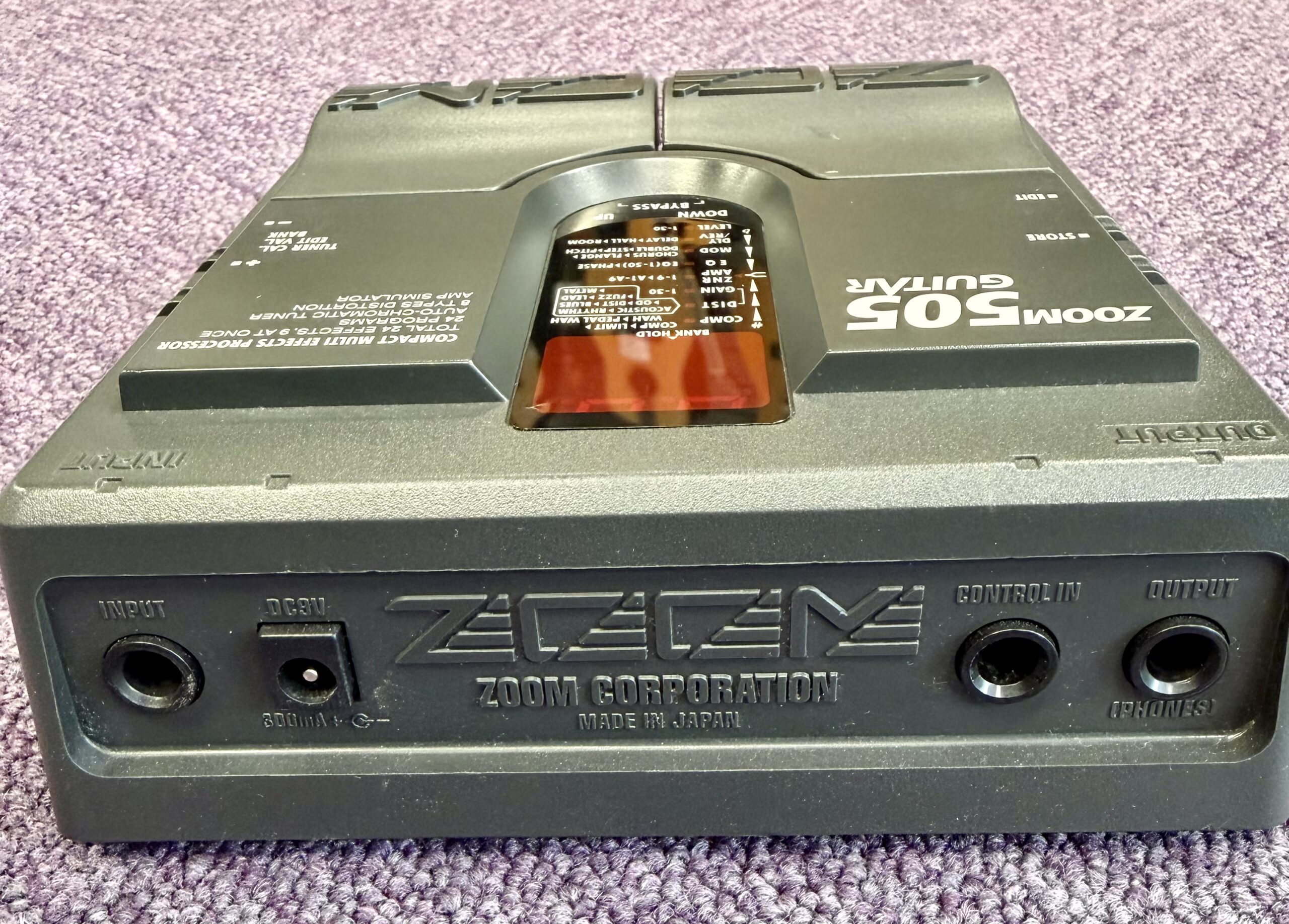 Zoom 505 Guitar Multi Effects Pedal 6 Zoom 505 Guitar Multi Effects Pedal - Image 4