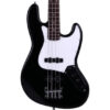 Image for Gould Jefferson Jazz Style Electric Bass Guitar Black