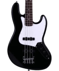 Gould Jefferson Jazz Style Electric Bass Guitar Black