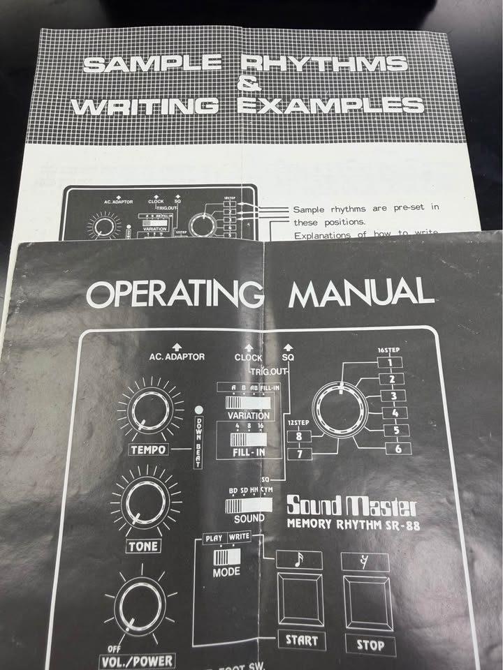 Sound Master Memory Rhythm SR-88 Vintage Drum Machine (1980s) 7 Sound Master Memory Rhythm SR-88 Vintage Drum Machine (1980s) - Image 5