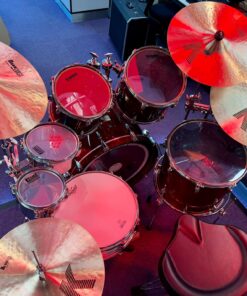 Yamaha Birch Custom Absolute Drum Kit Wine Red (Japan) - Image 3