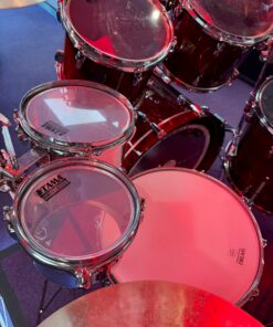 Yamaha Birch Custom Absolute Drum Kit Wine Red (Japan) - Image 4