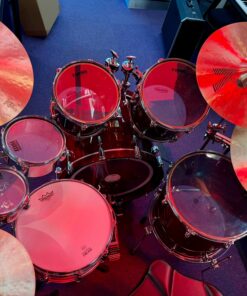 Yamaha Birch Custom Absolute Drum Kit Wine Red (Japan) - Image 11