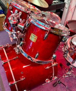 Yamaha Birch Custom Absolute Drum Kit Wine Red (Japan) - Image 13