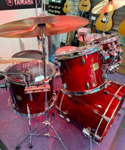 Yamaha Birch Custom Absolute Drum Kit Wine Red (Japan) - Image 14