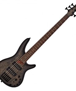 Ibanez SR605E 5 String Electric Active Bass Guitar Black Stained Burst