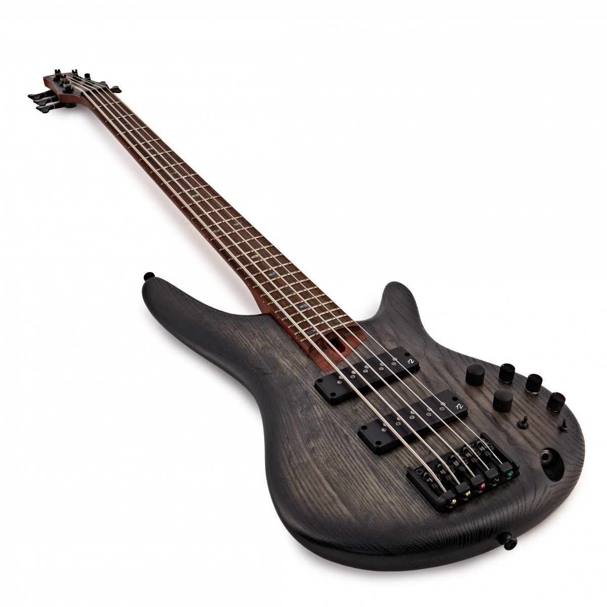 Ibanez SR605E 5 String Electric Active Bass Guitar Black Stained Burst 4 Ibanez SR605E 5 String Electric Active Bass Guitar Black Stained Burst - Image 2