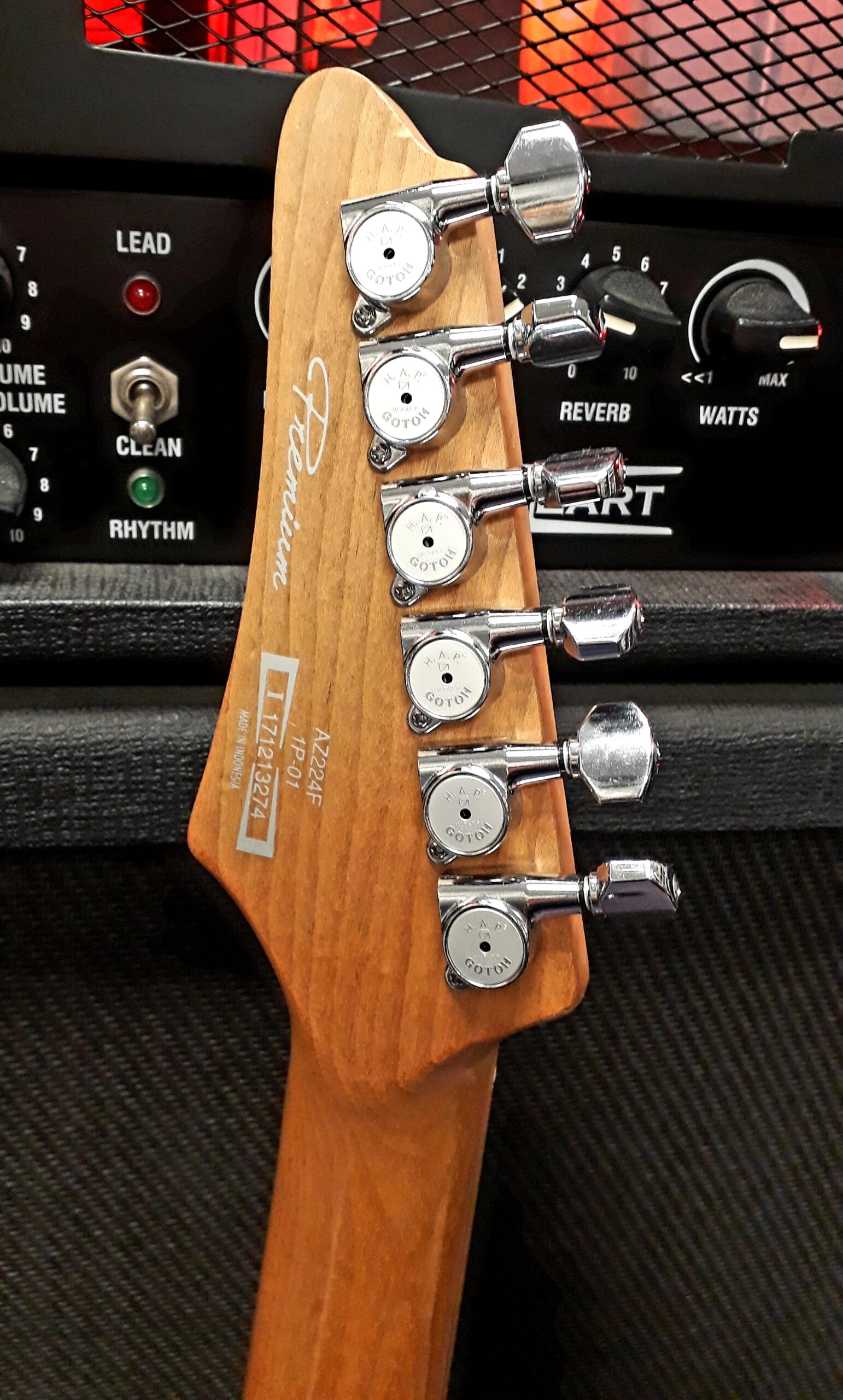 Ibanez AZ-224F Premium Series Electric Guitar Brown Topaz Burst inc Gig Bag (2017) 11 Ibanez AZ-224F Premium Series Electric Guitar Brown Topaz Burst inc Gig Bag (2017) - Image 9