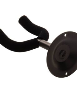 Quik Lok GS-403 Wall Mounted Guitar Hanger with Metal Base Black