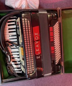 Elkavox F3 120 Bass Electronic Piano Accordion & Sound Module Setup