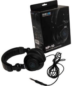 Quik Lok HP-10 Closed Back Studio Monitoring Headphones