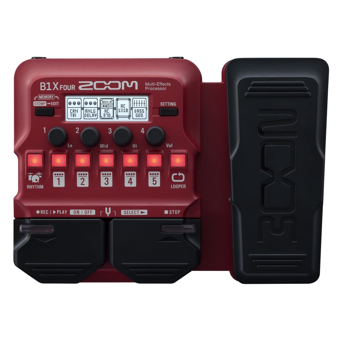Zoom B1X FOUR Bass Multi-Effects Pedal 3 Zoom B1X FOUR Bass Multi-Effects Pedal