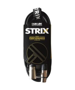 QuikLok 'STRIX' XLR-XLR Balanced Microphone Cable 5m/16.4ft Black