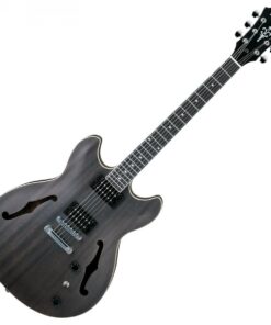 Ibanez AS53-TKF Artcore Semi-Hollow Electric Guitar Transparent Black Flat